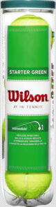 Wilson STARTER PLAY Tennisball 4er VPE 18 Kinder Tennisbälle gelb Unisex